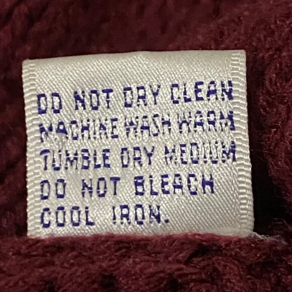 Vintage Toffee Cardigan Fisherman Sweater M Grandmacore Librarian Hobbitcore - Picture 7 of 7